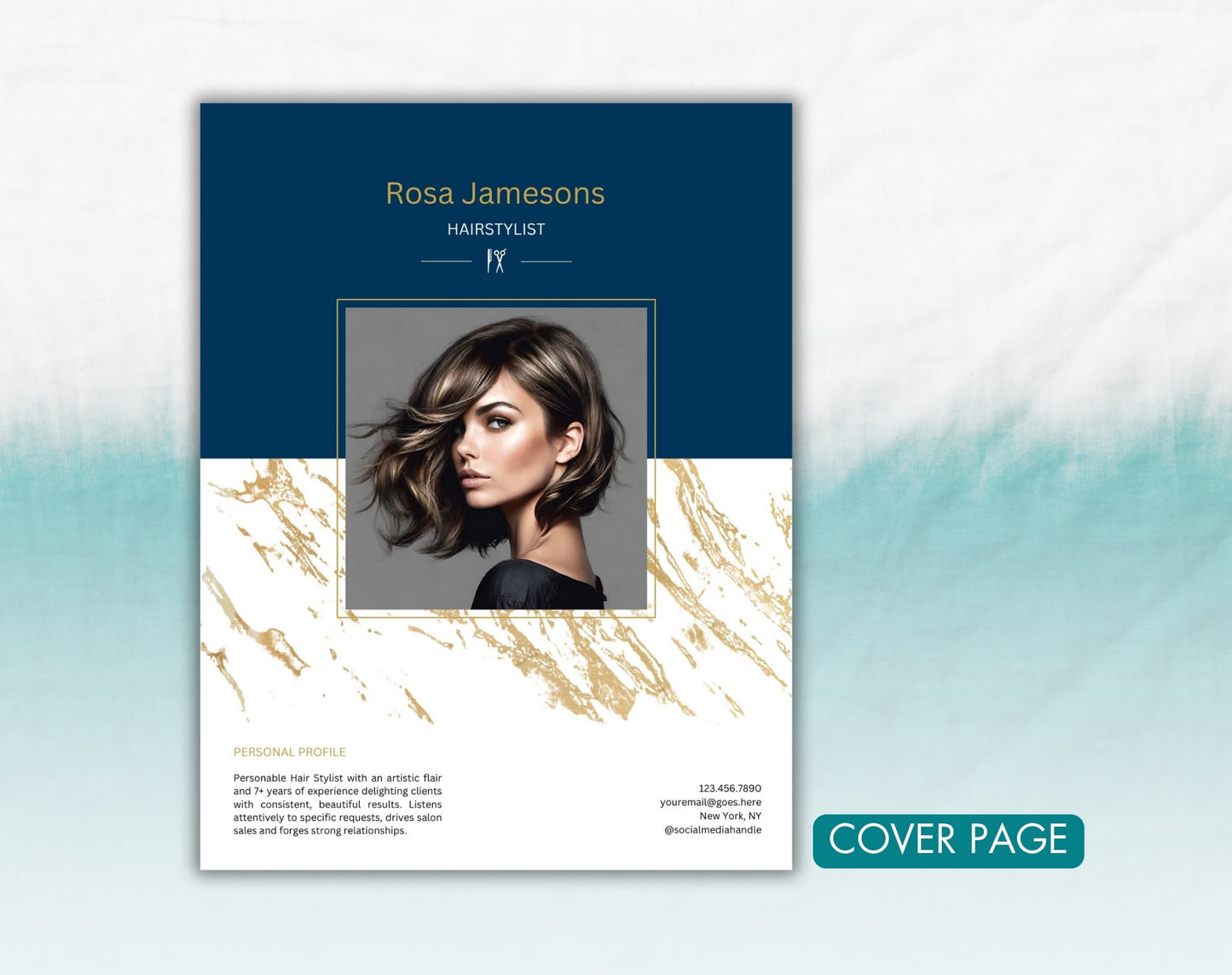 Hairstylist Resume Template