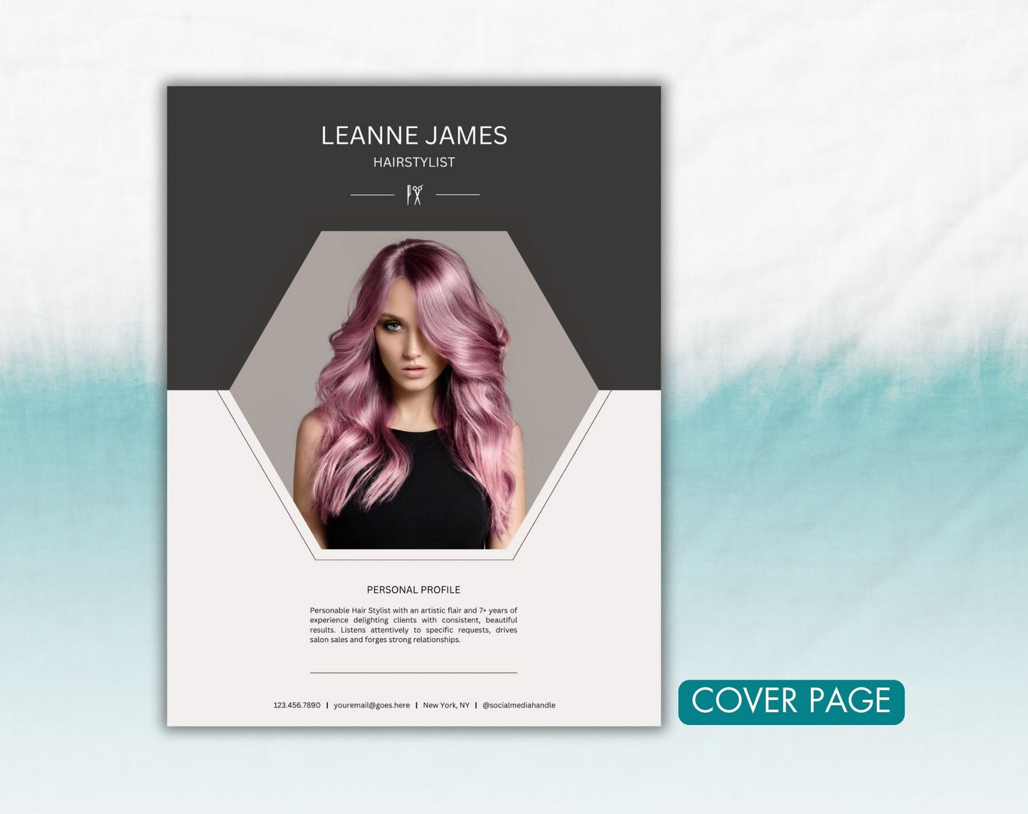 Hairstylist Resume Template