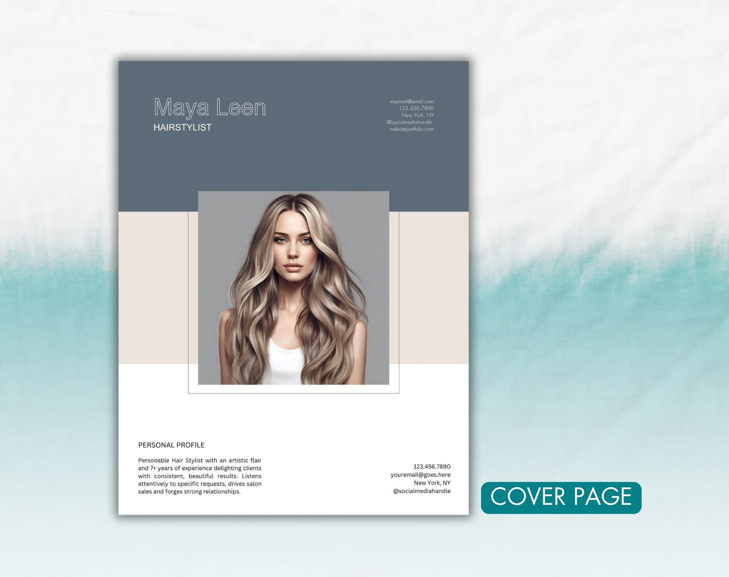 Hairstylist Resume Template