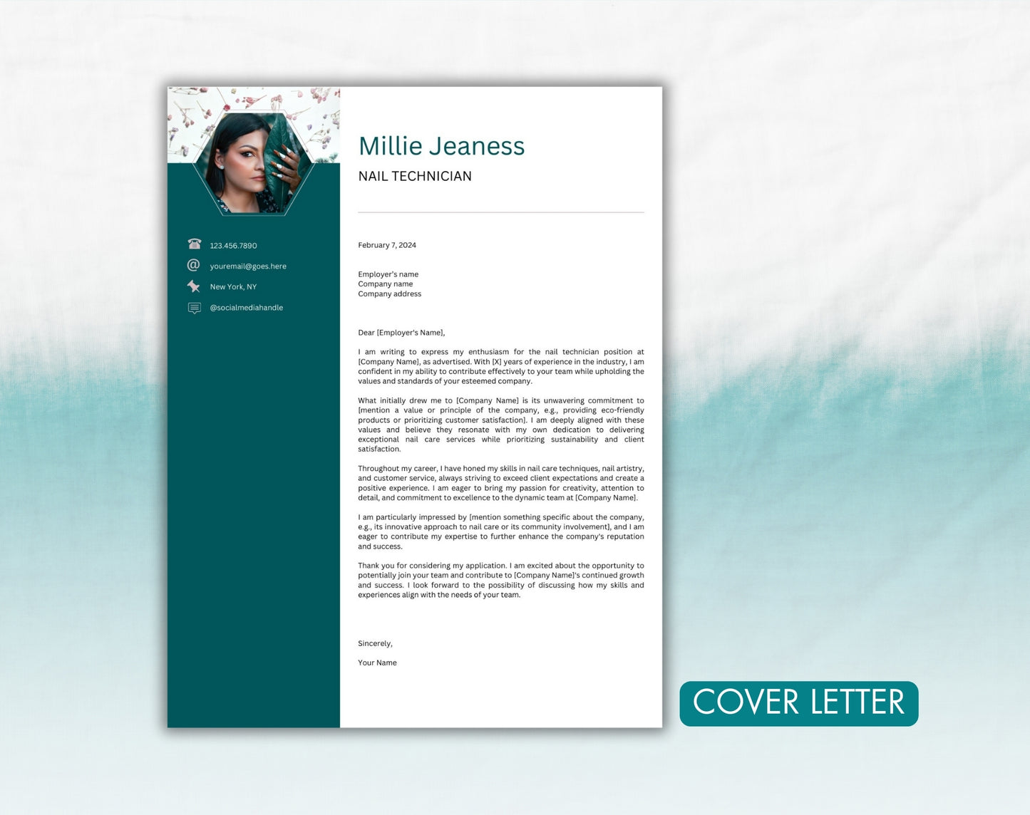 Nail Technician Resume Template