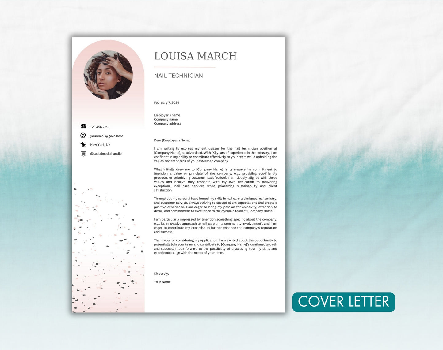 Nail Technician Resume Template