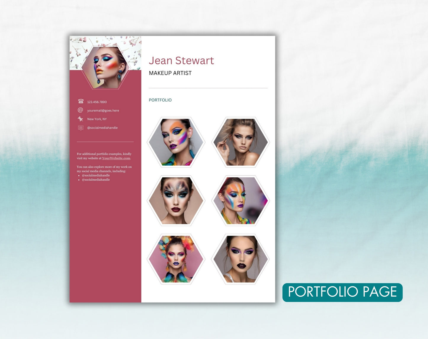 Makeup Artist Resume Template