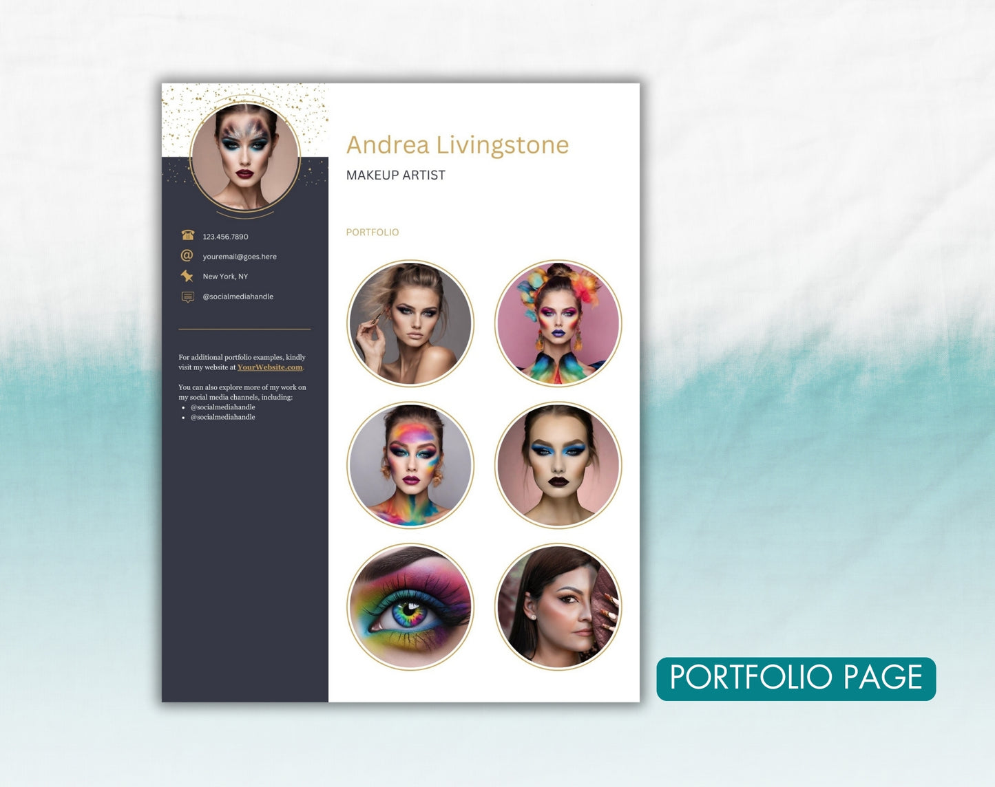 Makeup Artist Resume Template