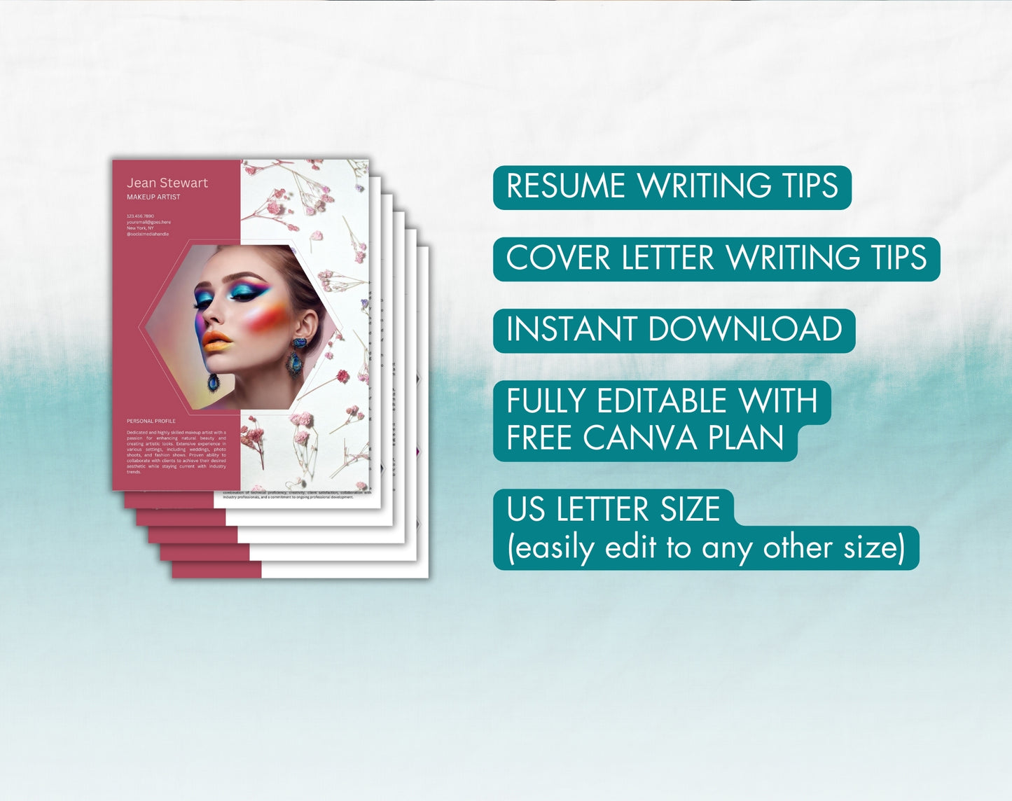 Makeup Artist Resume Template