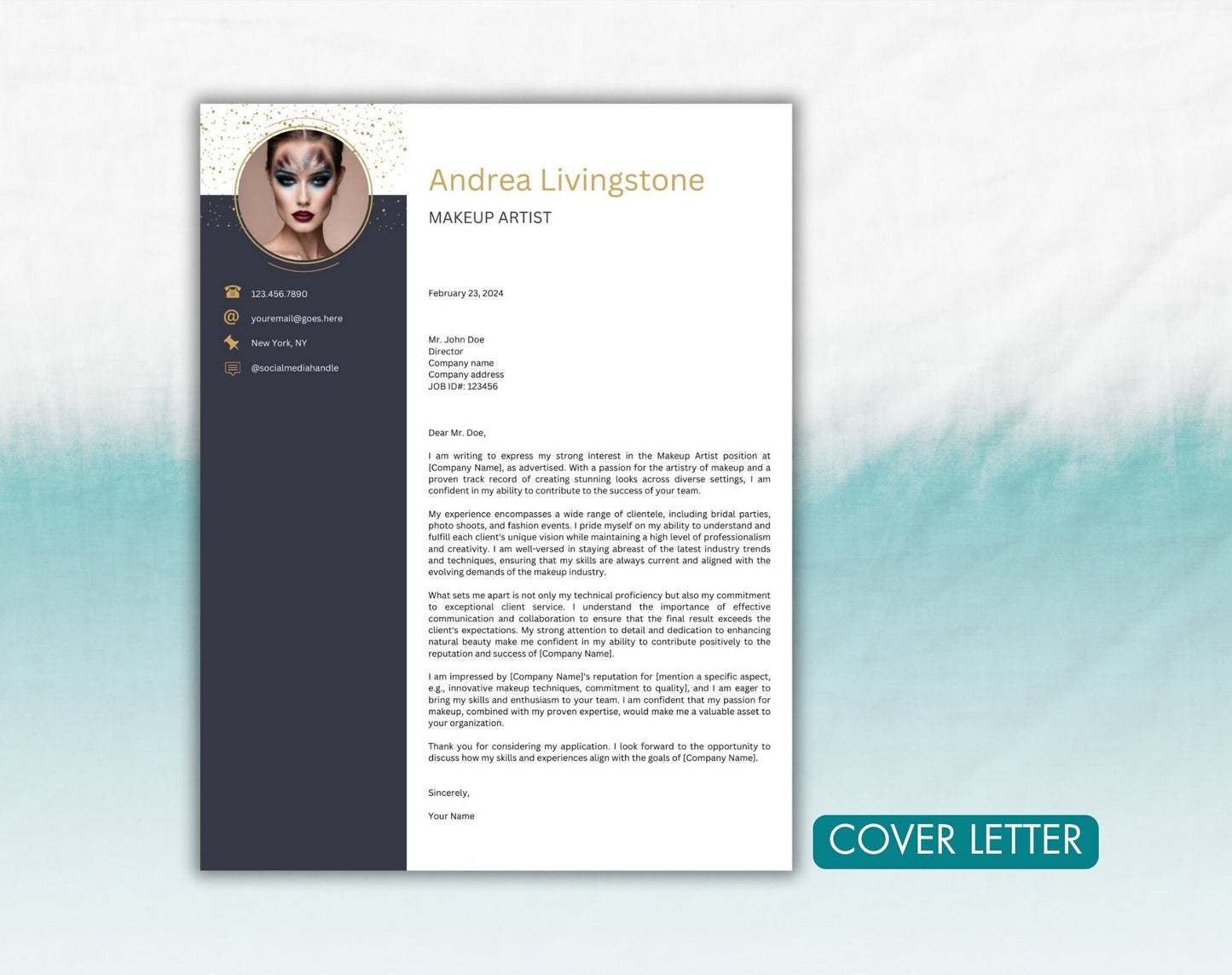 Makeup Artist Resume Template