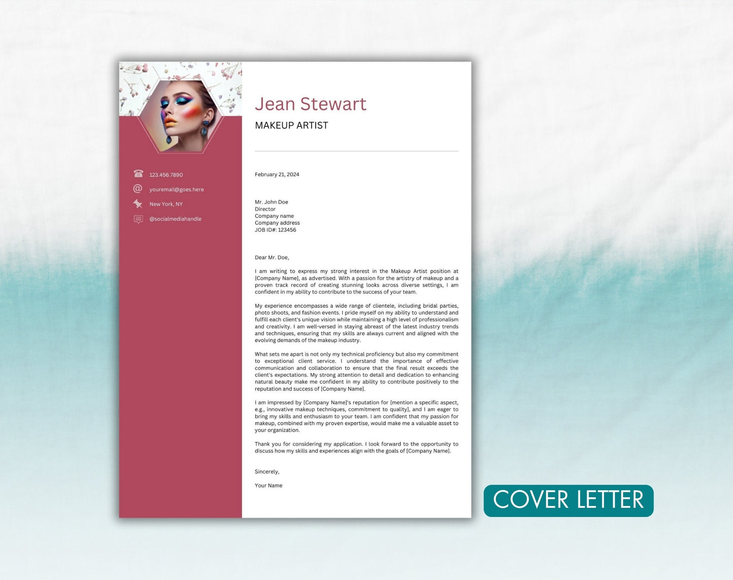 Makeup Artist Resume Template