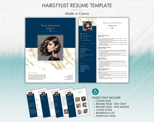 Hairstylist Resume Template