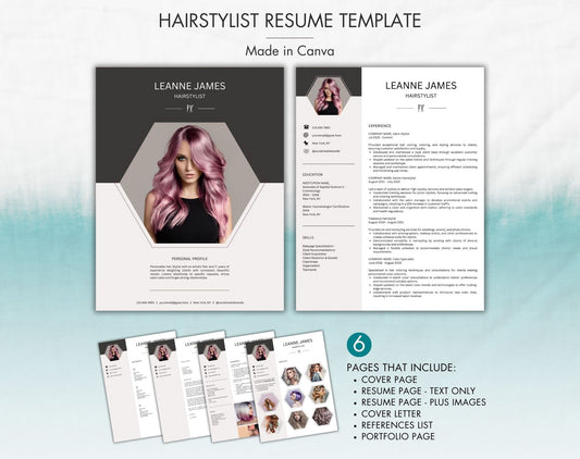 Hairstylist Resume Template