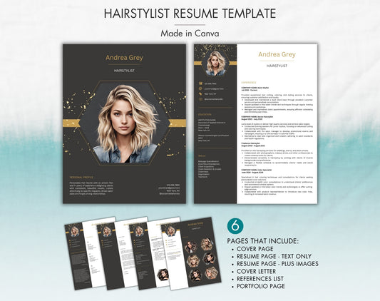 Hairstylist Resume Template