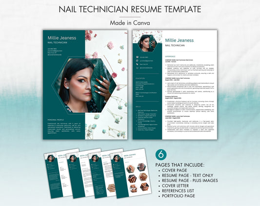 Nail Technician Resume Template