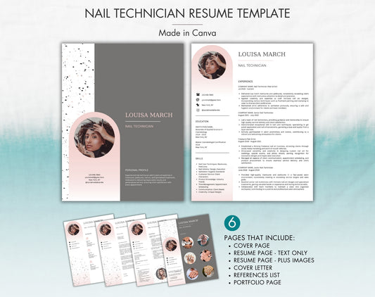 Nail Technician Resume Template