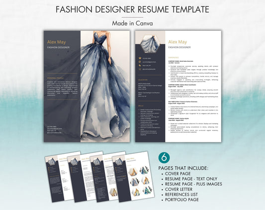 Fashion Designer Resume Template