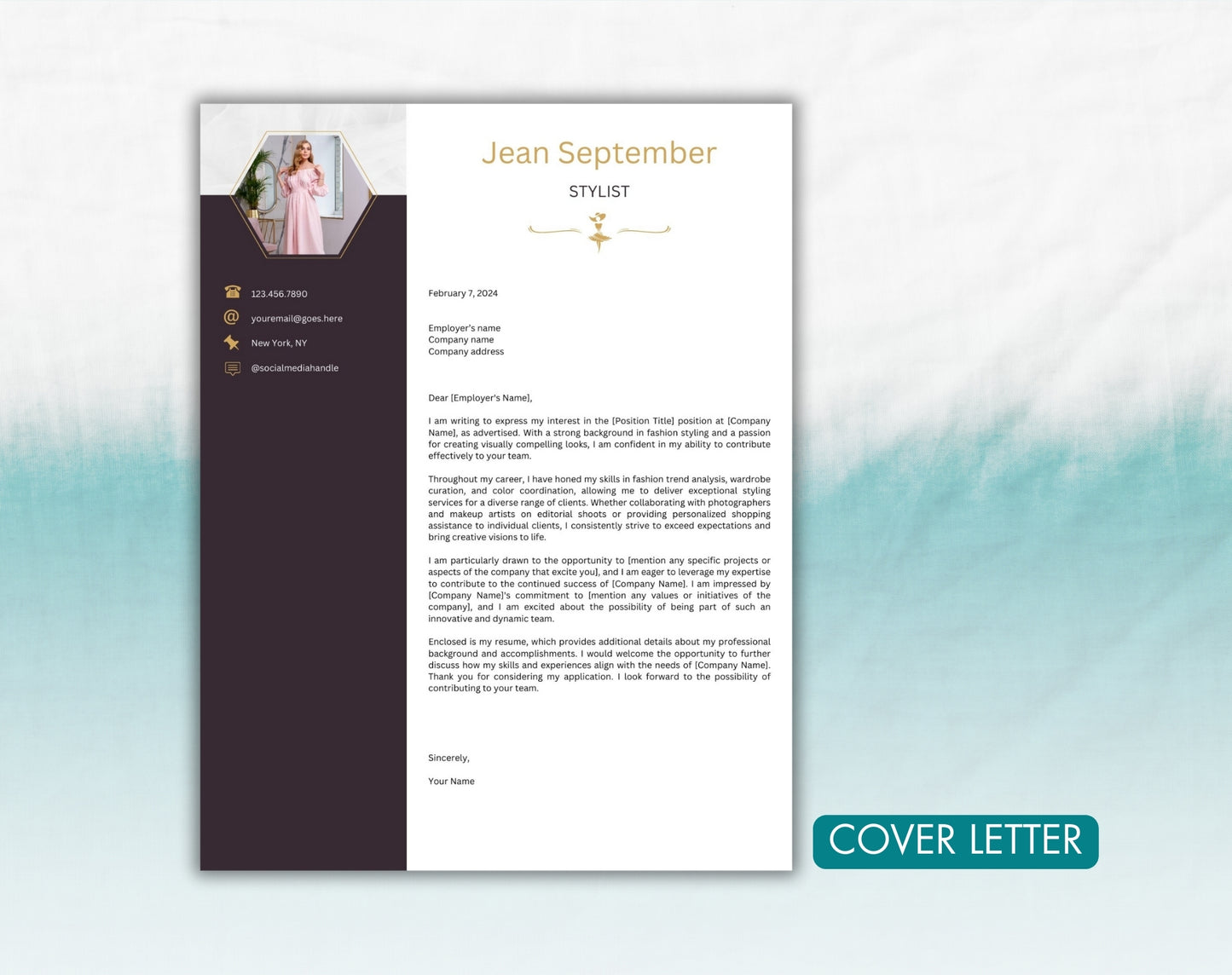 Stylist Resume Template