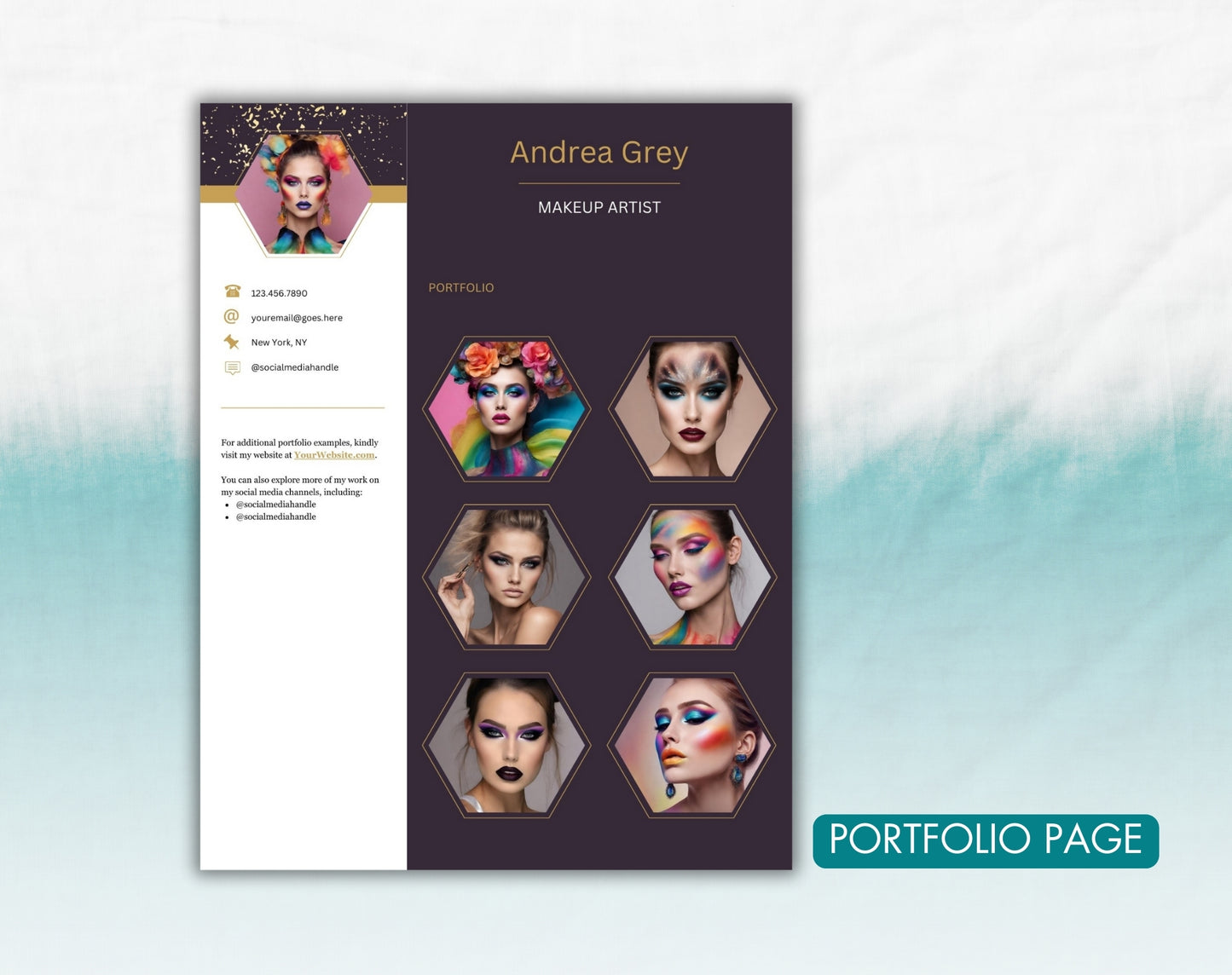 Makeup Artist Resume Template