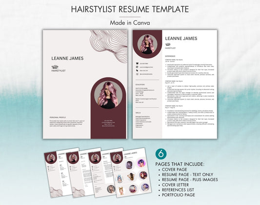 Hairstylist Resume Template