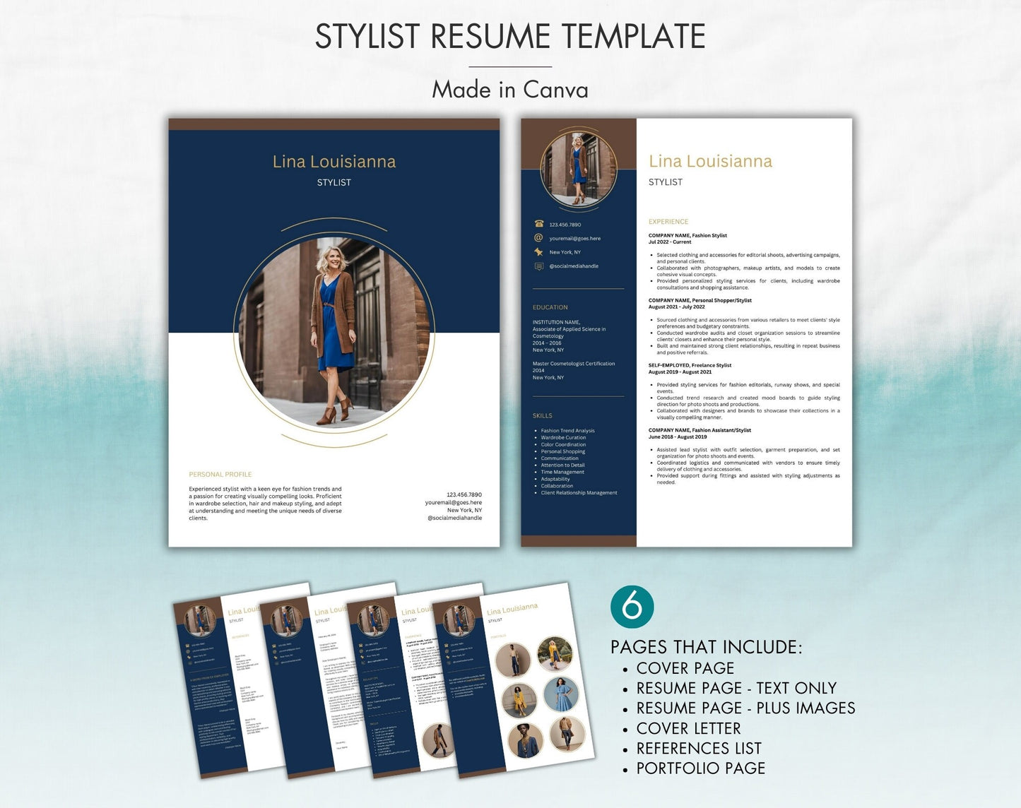 Stylist Resume Template