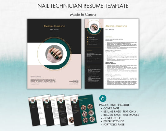 Nail Technician Resume Template